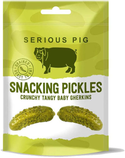 Serious Pig Snacking Pickles